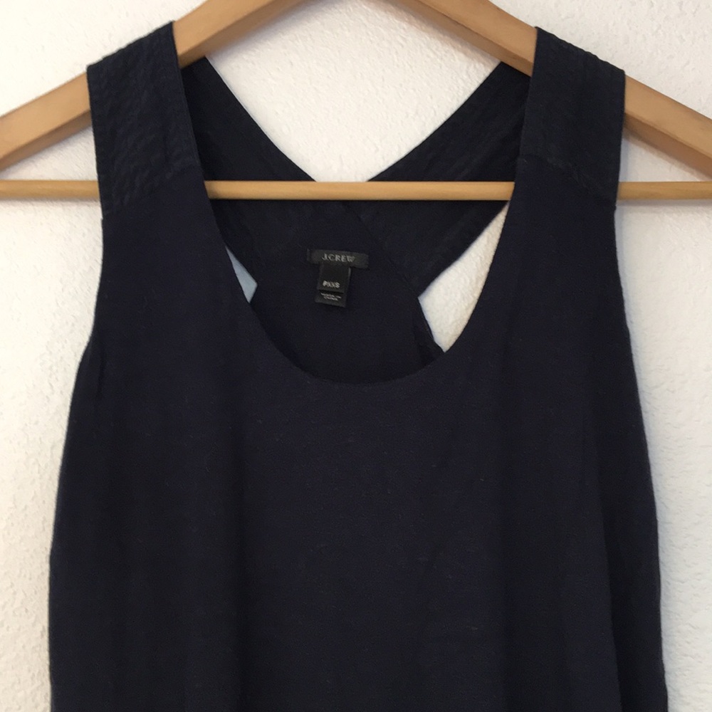 J. Crew long navy dress. Size PXXS. - Picture 3 of 7